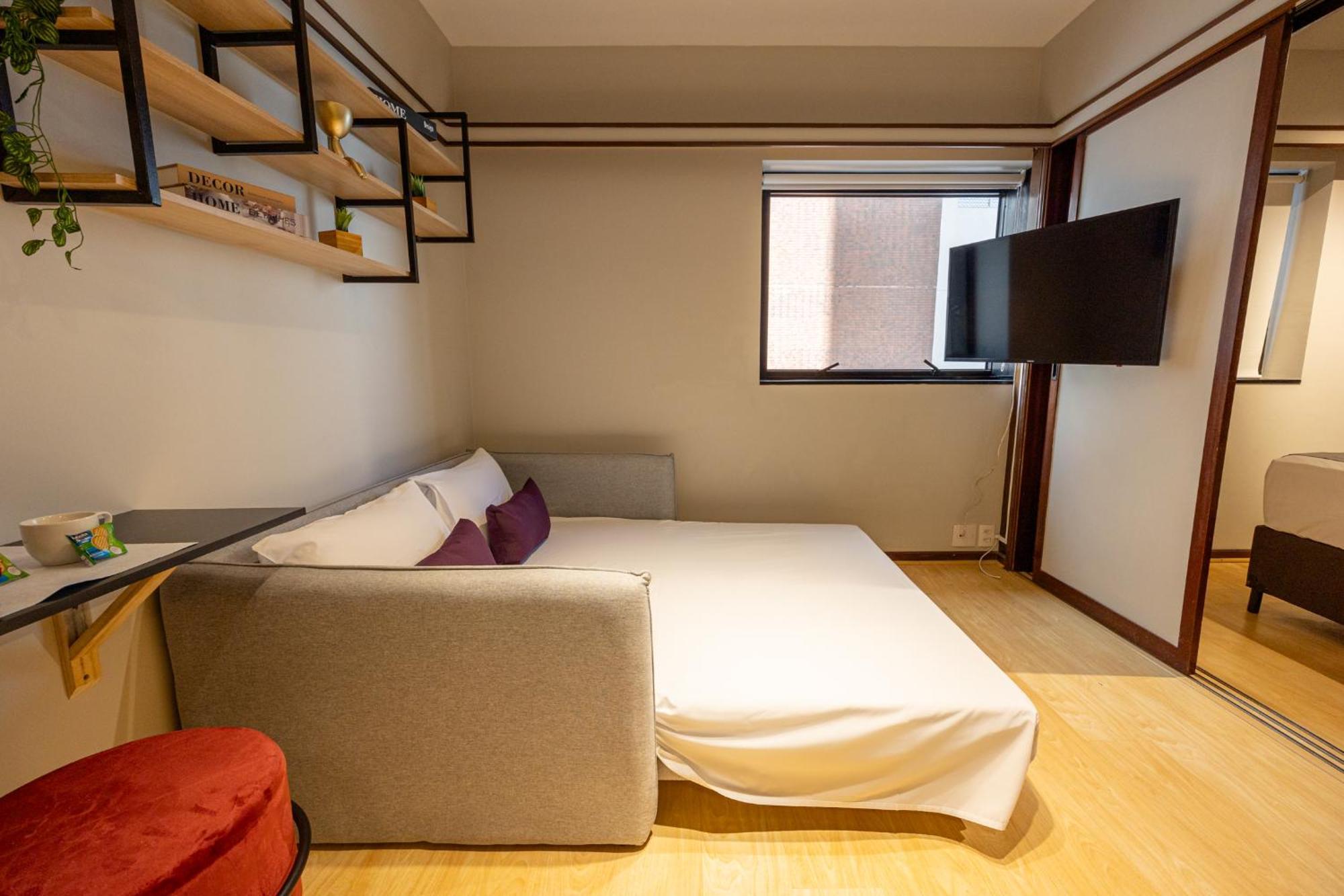 Apartamento Easy Star - Charmoso Flat No Classico Jardim Paulista - Hr01i