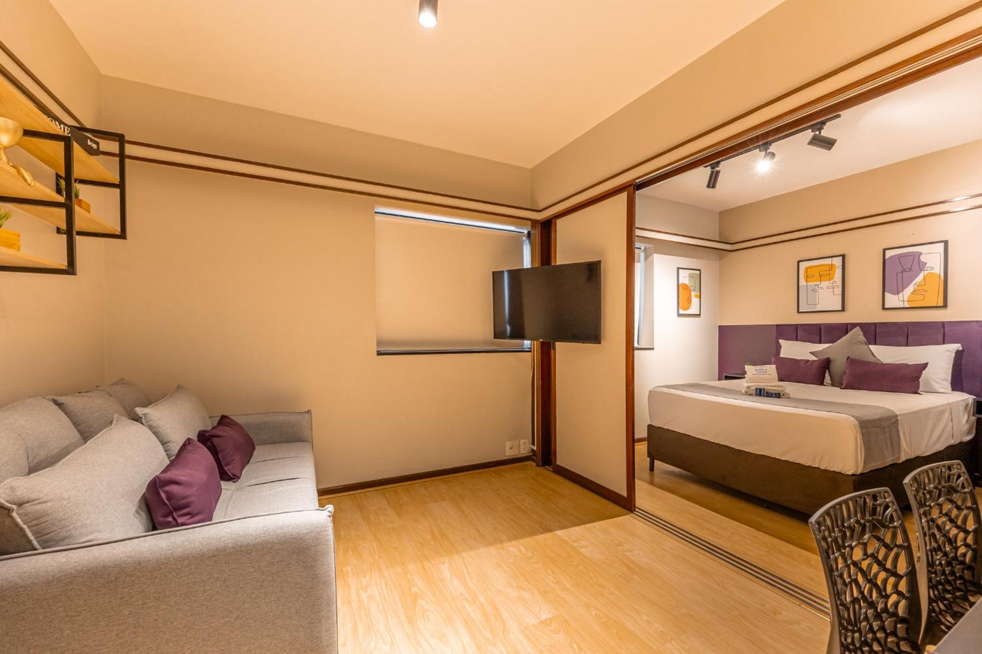 Apartamento Easy Star - Charmoso Flat No Classico Jardim Paulista - Hr01i *