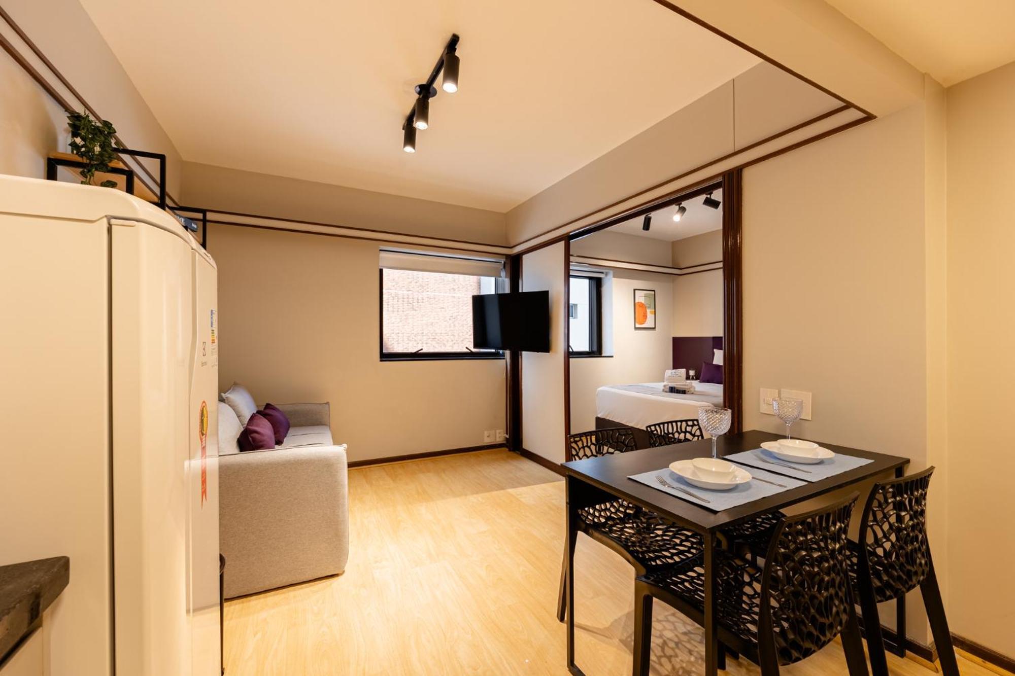 Apartamento Easy Star - Charmoso Flat No Classico Jardim Paulista - Hr01i