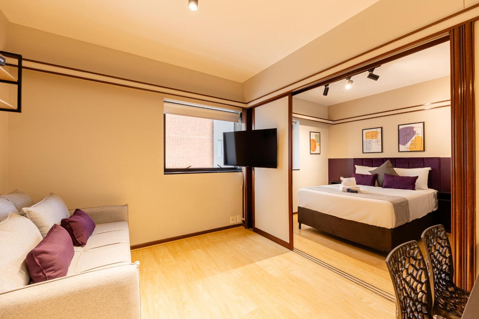 Easy Star - Charmoso Flat No Classico Jardim Paulista - Hr01i Apartamento *